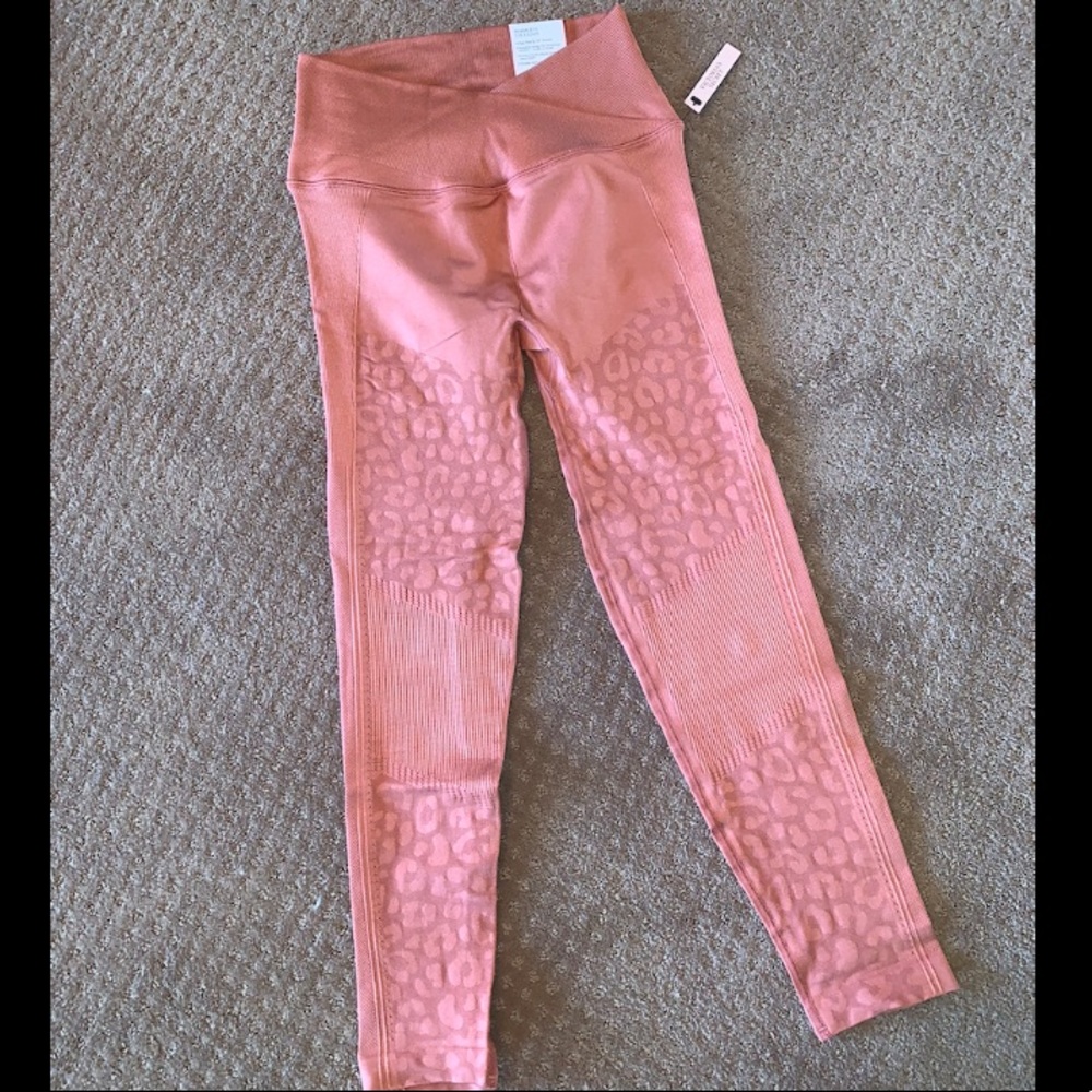 Leopard pink leggings